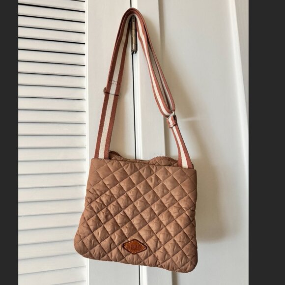 MZ Wallace Metro Flat Quilted Nylon Crossbody Bag - Picture 2 of 4